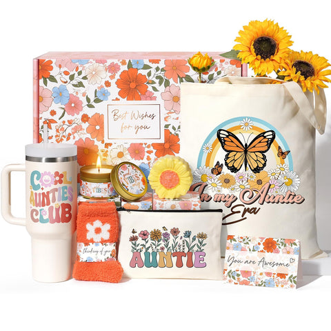 Bolsa tote de canvas de Partylamb para tia, ideal para compras y salidas diarias.