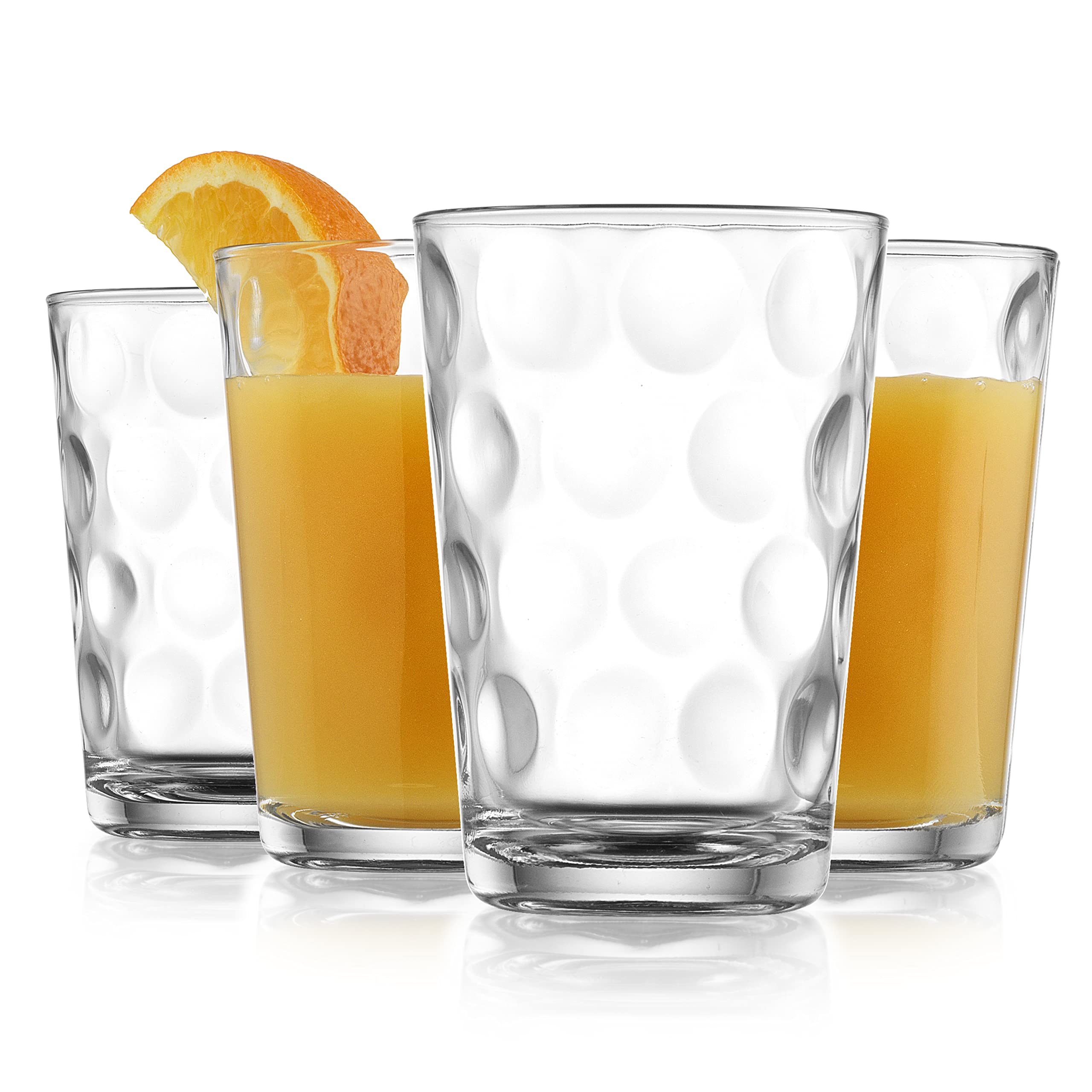 Vasos Pasabahce para jugo de 7 oz con diseño moderno y uso diario.