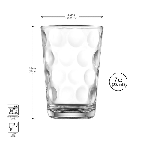 Vasos Pasabahce para cócteles de 7 oz, estilo elegante para reuniones.