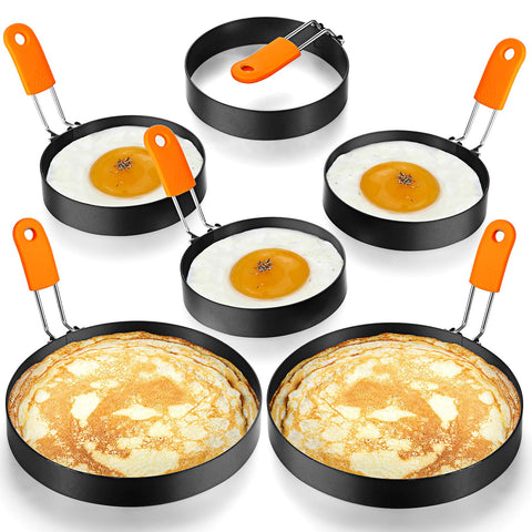 Patelai anillos huevos 4 pulgadas para desayunos prolijos y fáciles