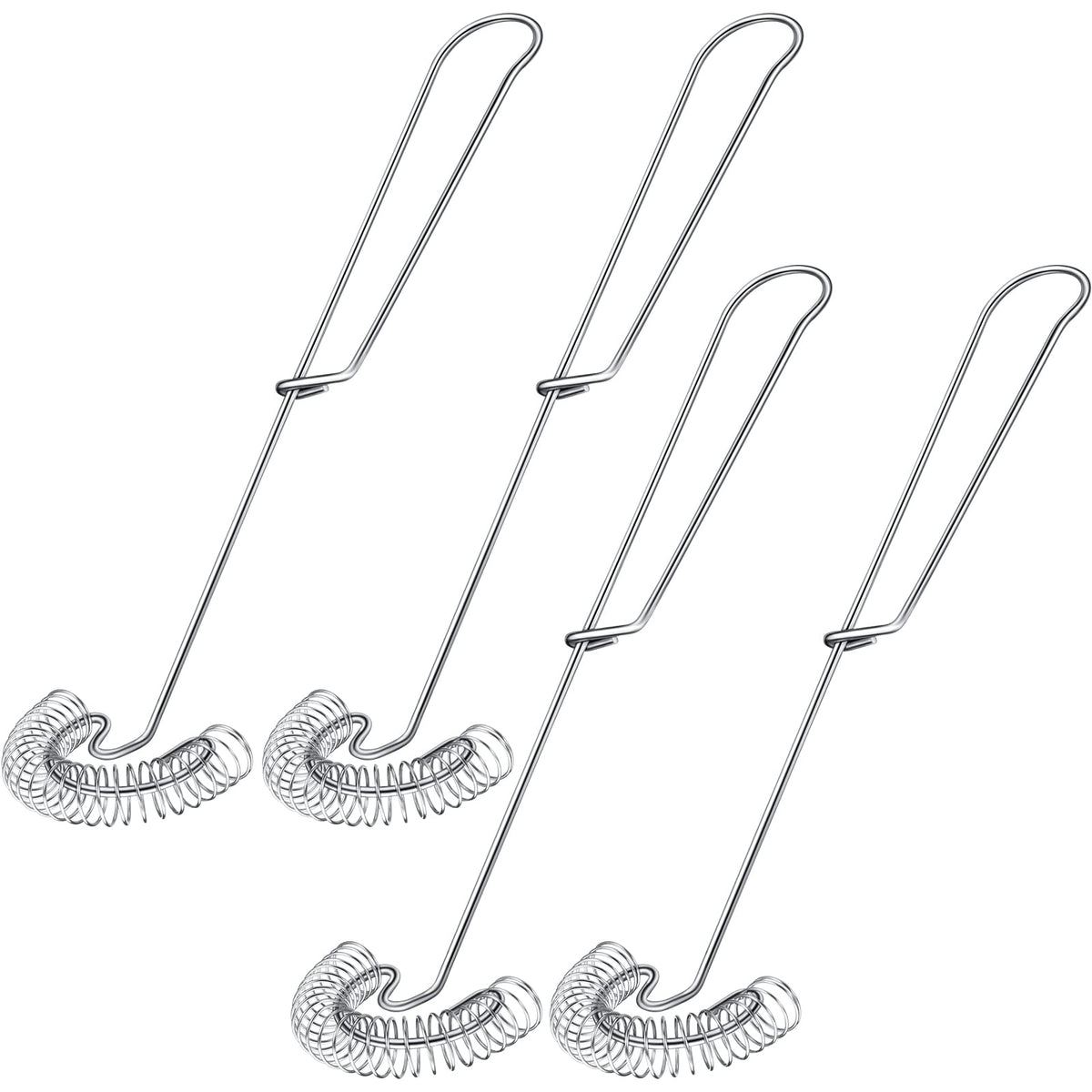 Batidor Patelai escandinavo espiral plano de 10 pulgadas para mezclar de forma uniforme.