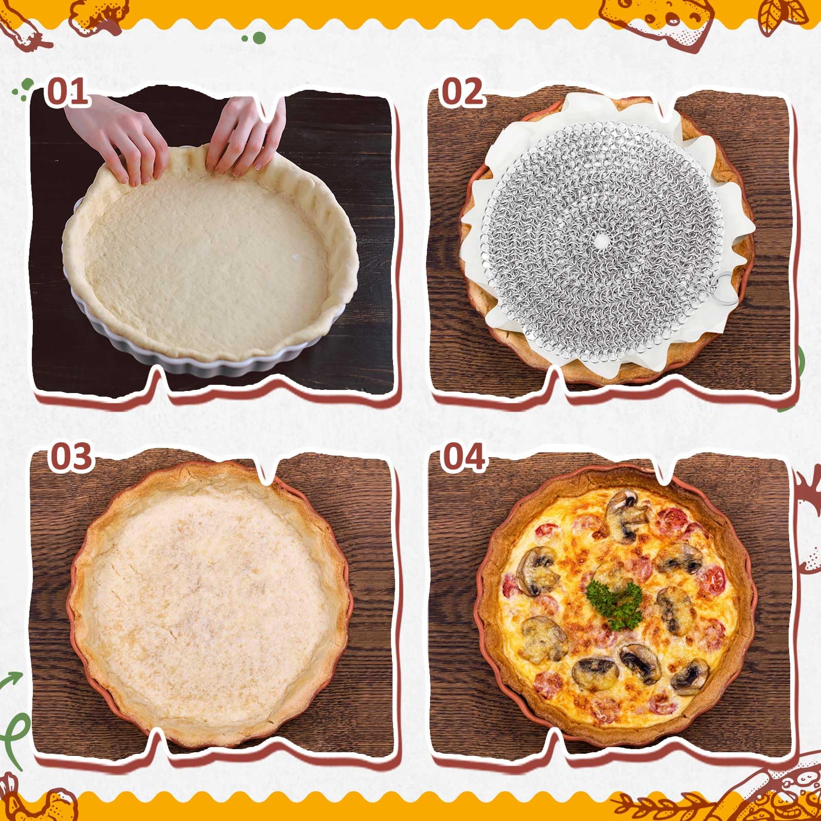 Patelai pesas aptas para lavavajillas, limpieza rápida