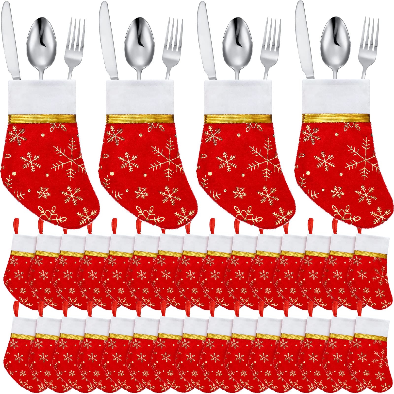 Calcetines mini Patelai para cubiertos, tamaño 5,51 pulgadas, organizan la mesa.