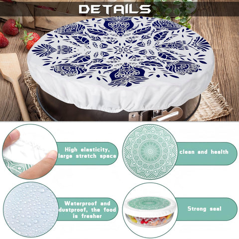 Patelai cubiertas bol 20cm, reutilizable y duradera en nevera