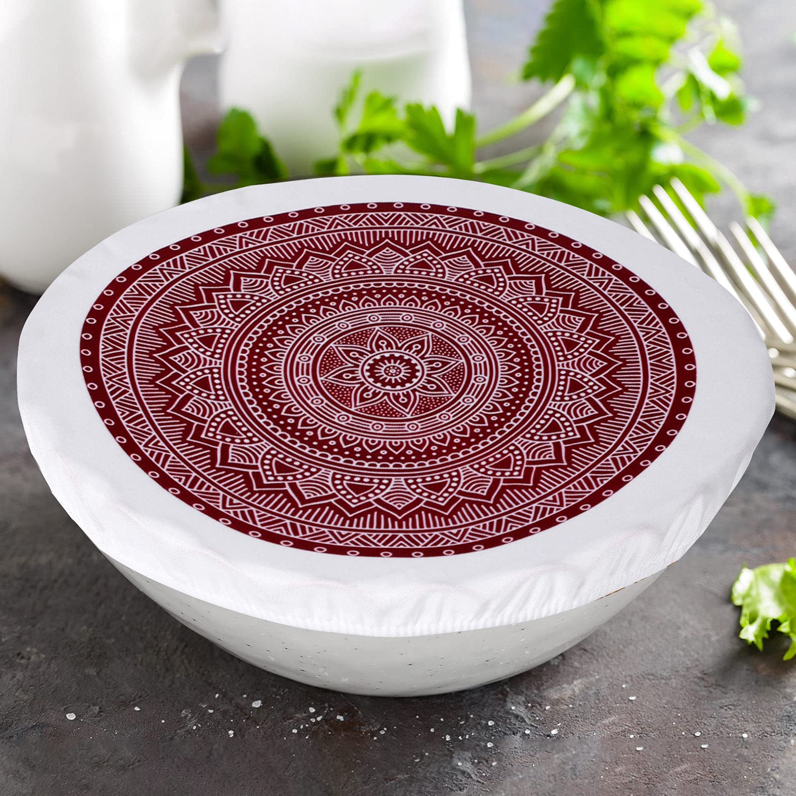 Patelai cubiertas bol 25cm, diseño colorido para almacenamiento