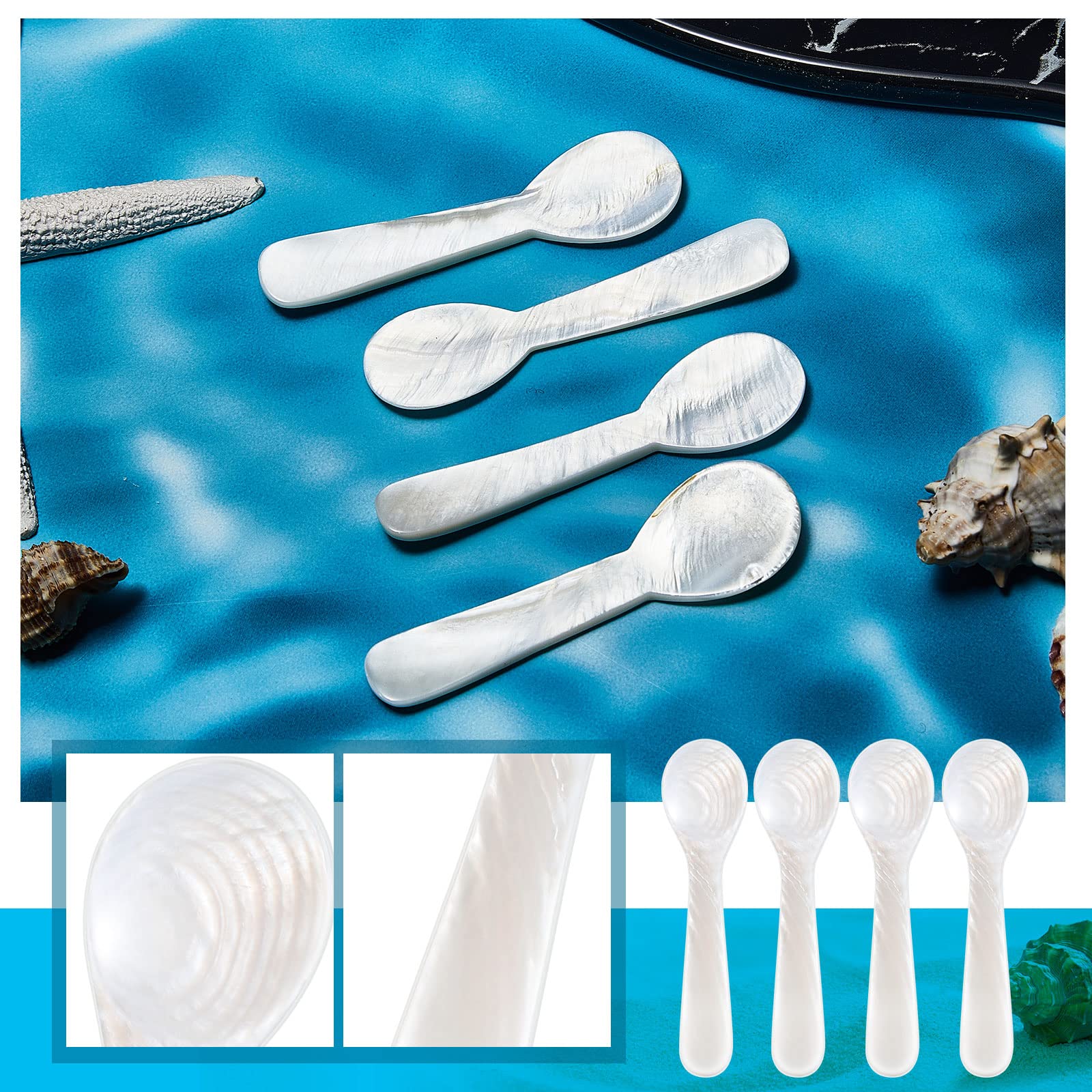 Uso versátil Patelai caviar cucharas para hogar y servicios diarios