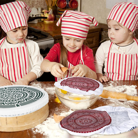 Patelai disenos 5 patrones de telas cubiertas para cocina