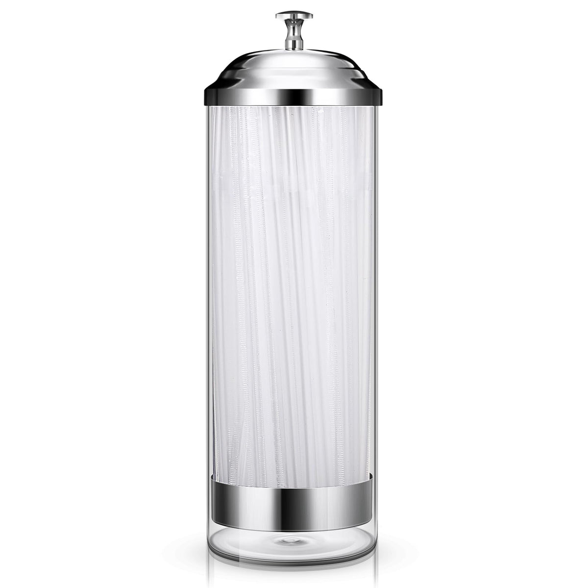 Patelai dispensador de pajillas transparente con 100 pajillas para cocina