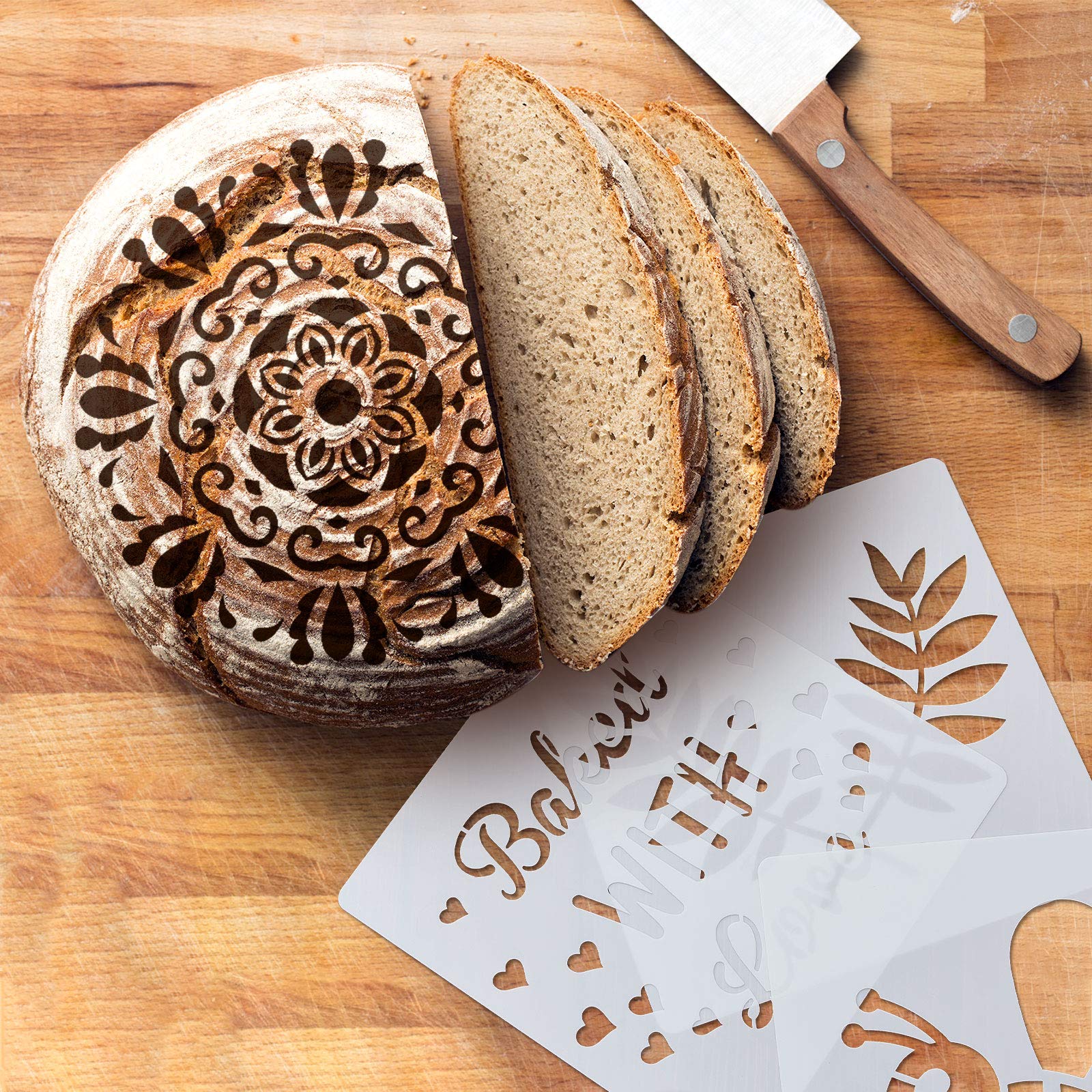 Patelai Estrella: plantilla para crear diseños llamativos en pan y bollos.