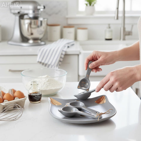 Patelai gato cucharadita 1 para medir ingredientes con precisión