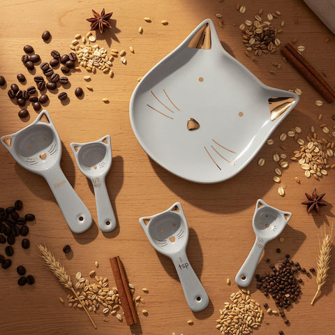 Patelai gato reposacucharas de cerámica para ordenar utensilios