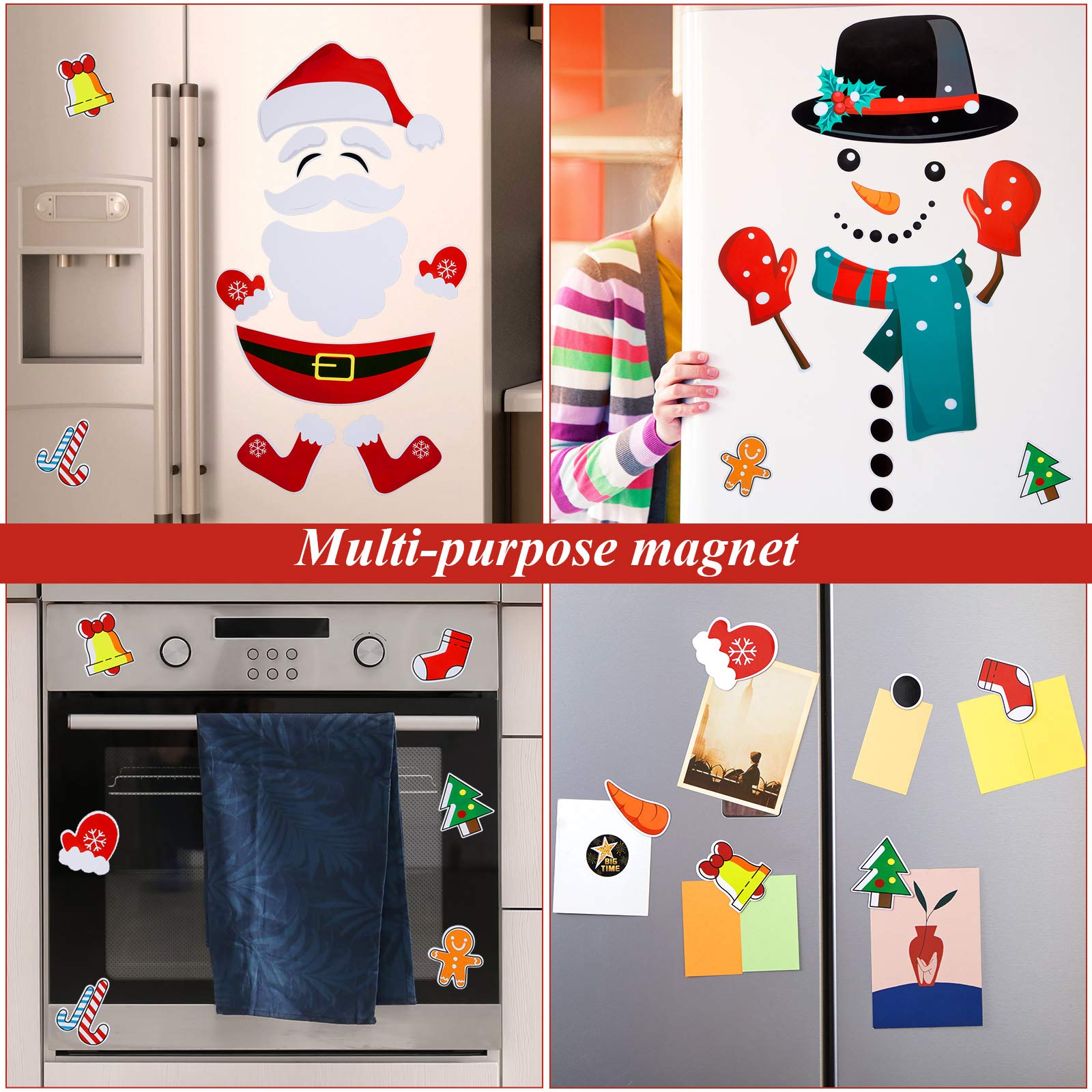 Patelai imán navidad detalles coloridos, añade toques vibrantes a tu espacio.