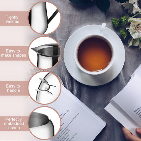 Patelai juego-cafe-inoxidable: conjunto versátil para mesa y buffet
