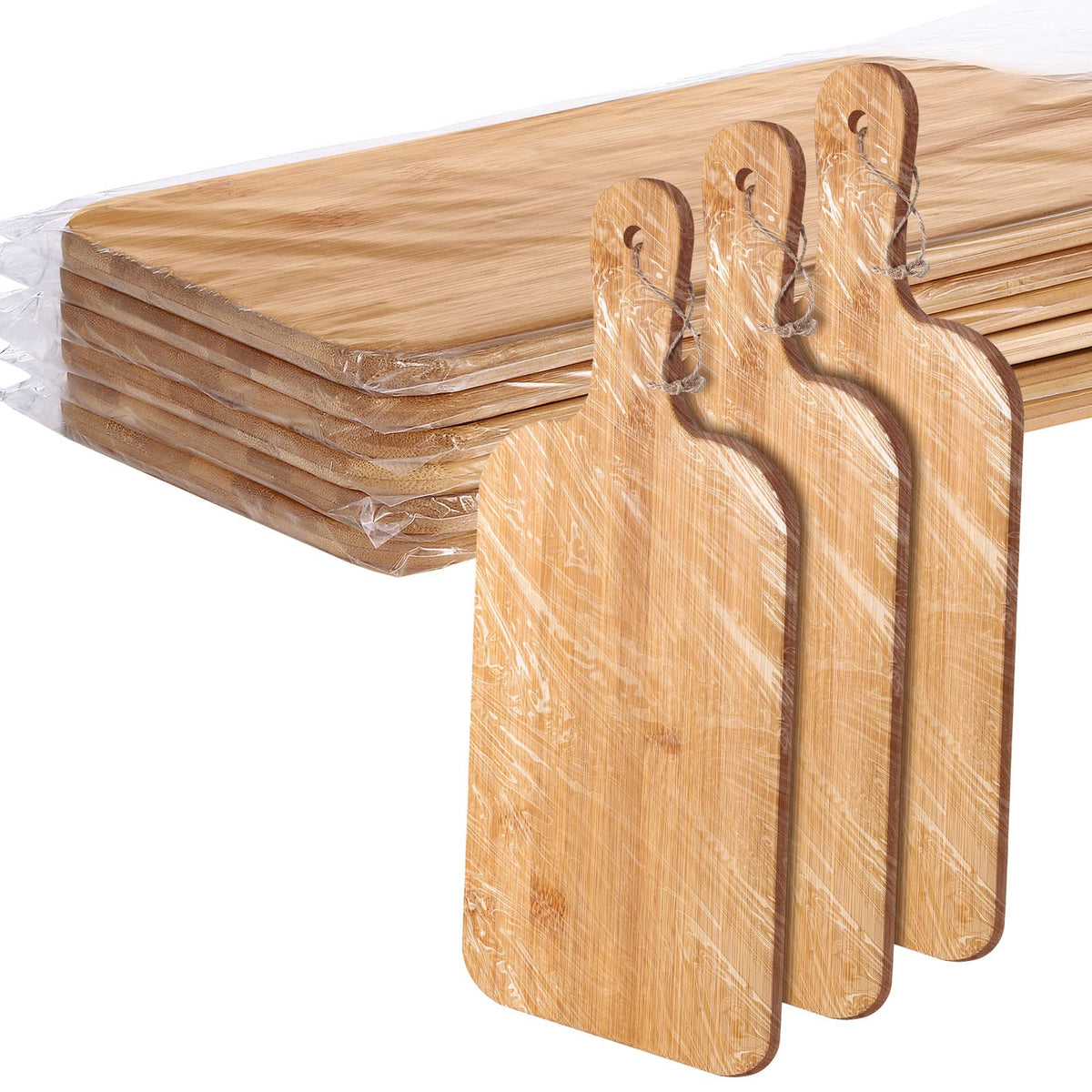 Tablas Patelai con asas de bambú para cortar y organizar la cocina