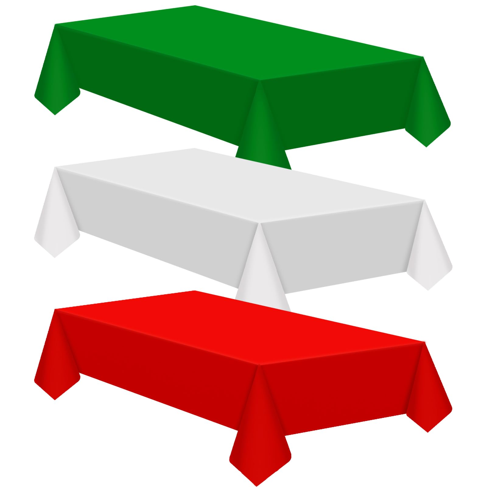 Mantel Patelai rojo para mesa rectangular, ideal para cenas festivas