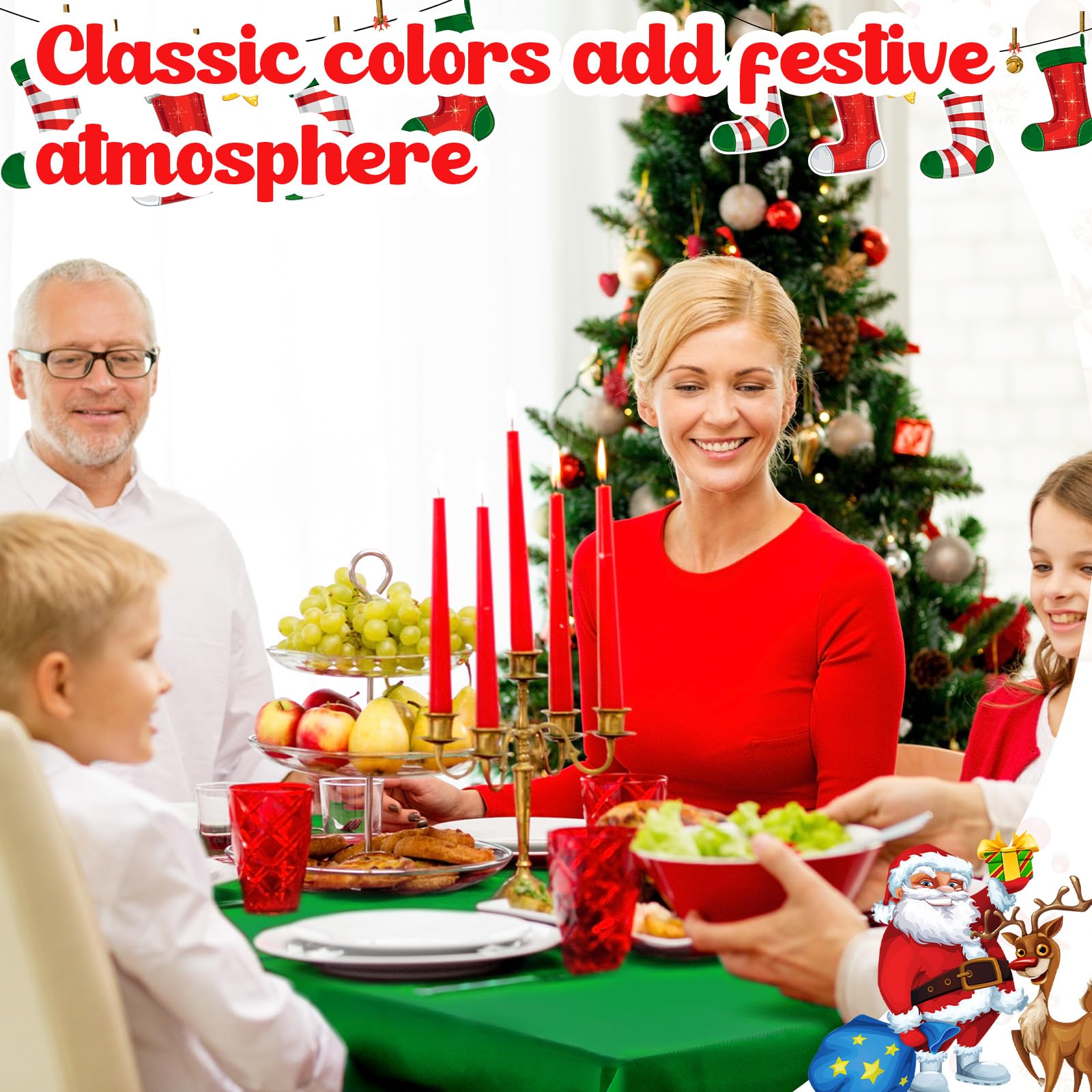 Mantel Patelai uso rápido, ideal para reuniones familiares.