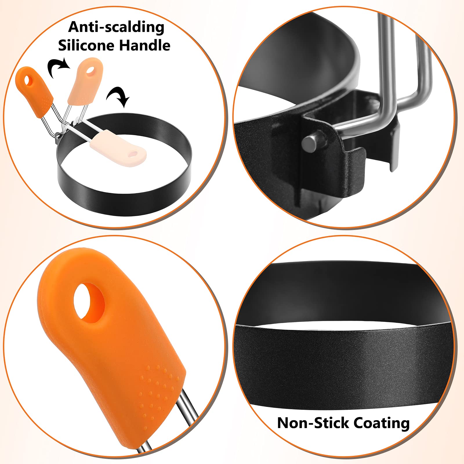 Patelai molde para panqueques acero inoxidable con antiadherente