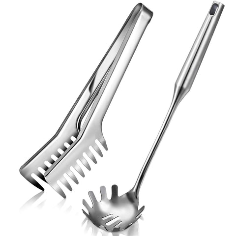 Patelai pinza espaguetis con dientes para servir con control