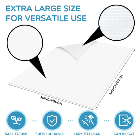 Patelai protector de encimera de plástico blanco para superficies lisas
