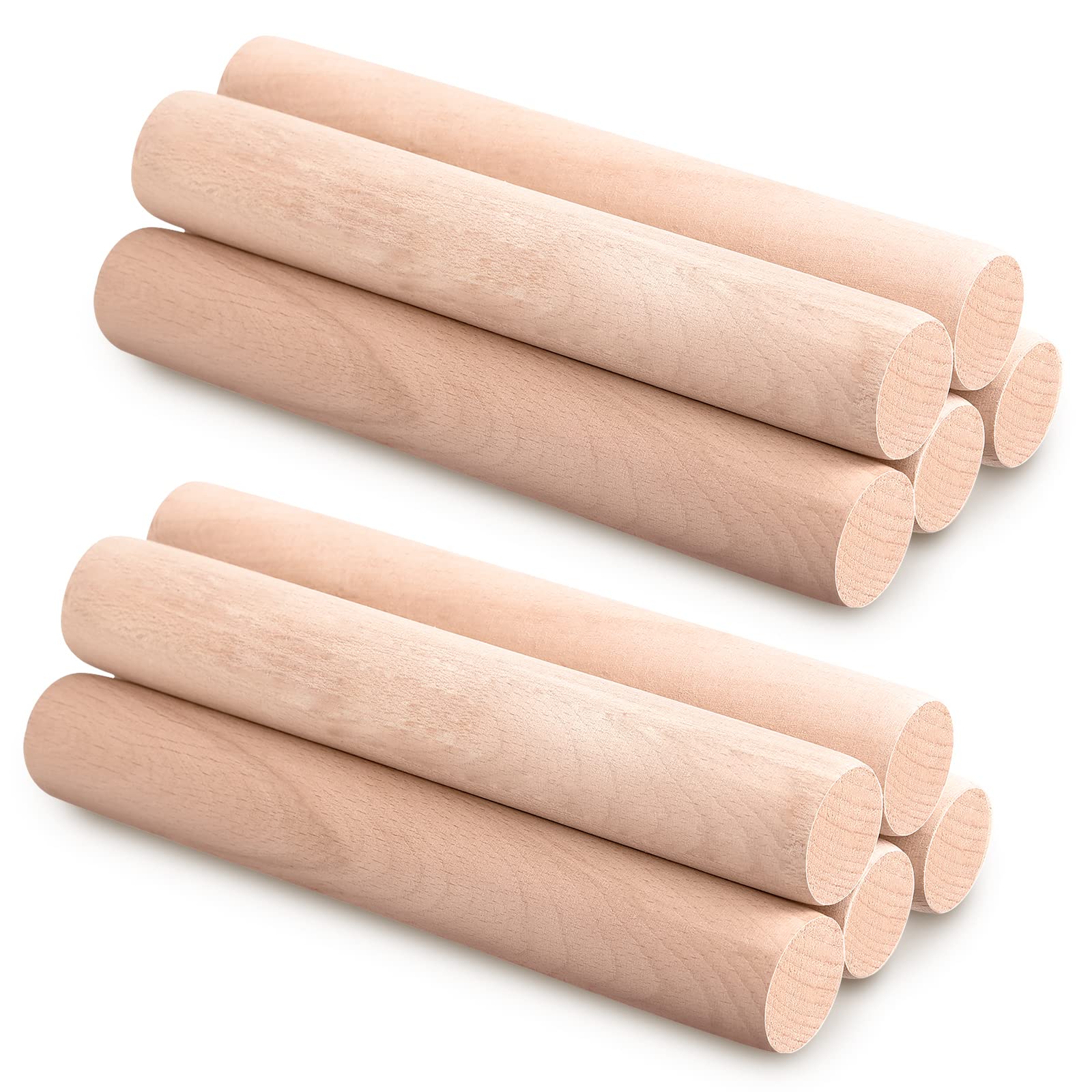 Rodillo Patelai de madera pequeño para masa, ideal para repostería casera.