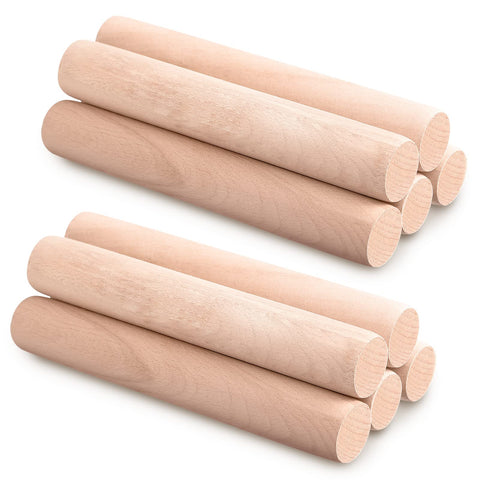 Rodillo Patelai de madera pequeño para masa, ideal para repostería casera.
