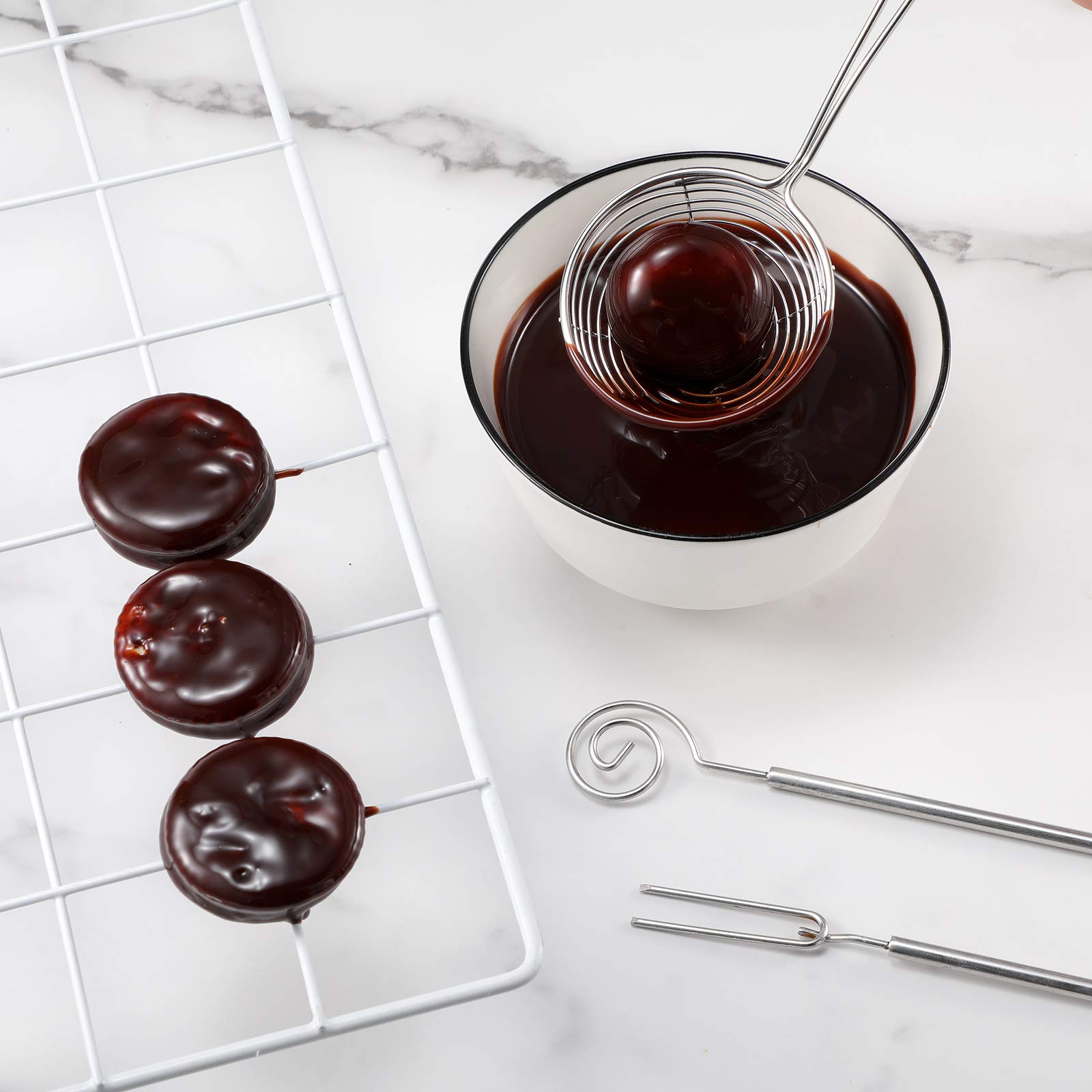 Set Patelai de herramientas para chocolate con gancho para colgar en la cocina