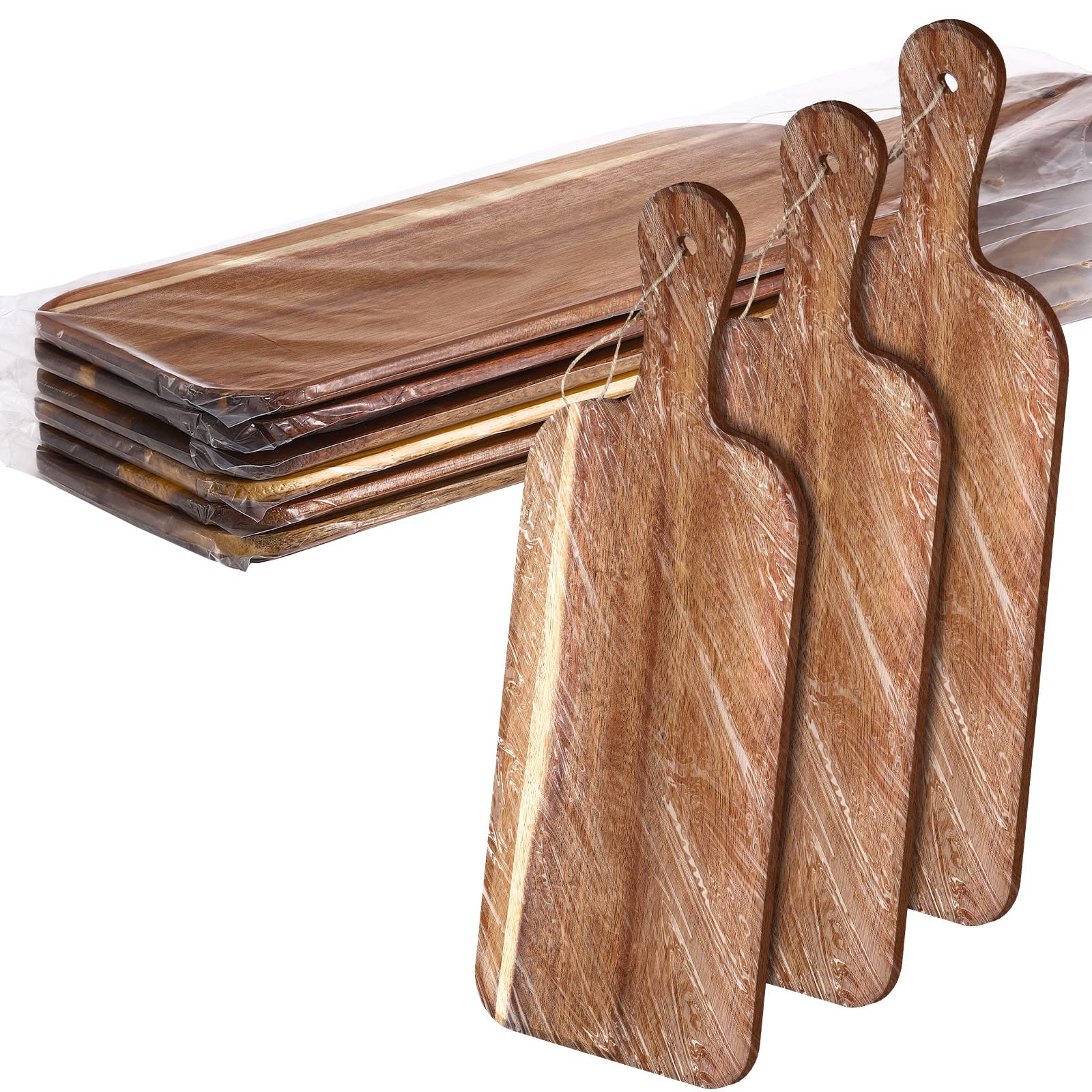 Patelai tablas de corte con manijas, acacia fuerte, ideal para cortar verduras y carnes.