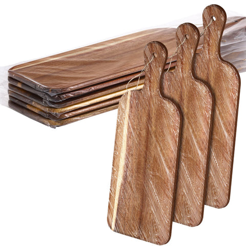 Patelai tablas de corte con manijas, acacia fuerte, ideal para cortar verduras y carnes.