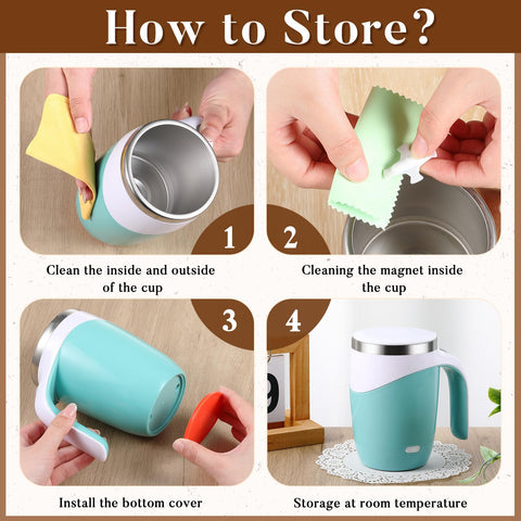 Patelai taza mezcladora automática, cable de carga USB incluido.