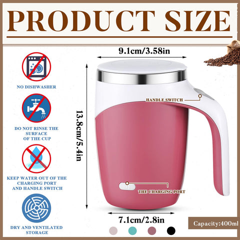Patelai taza mezcladora automática, diseño morandi, aporta estilo moderno.