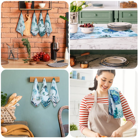 Toalla Patelai con ola: color y utilidad en la cocina