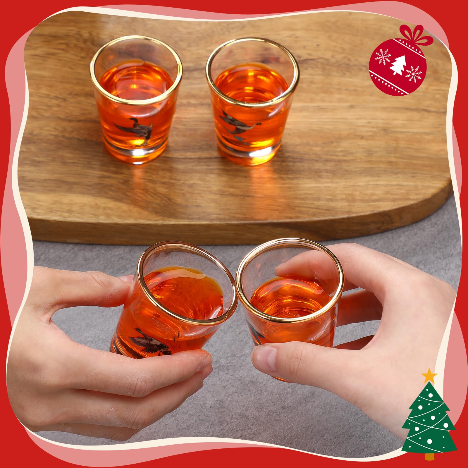 Patelai vaso claro versátil para licores, café o agua.