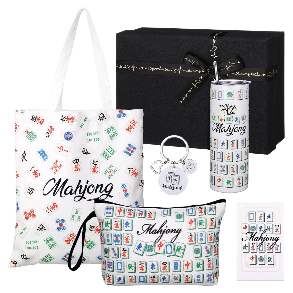 Patelai vaso térmico 20 onzas con motivos mahjong, ideal para llevar bebidas diariamente