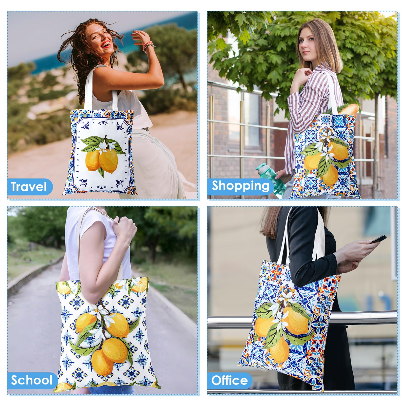 Paterr conjunto de 4 bolsas versátiles para viajes.