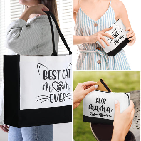 Paterr conjunto de regalos gato, regalo perfecto para amantes de felinos