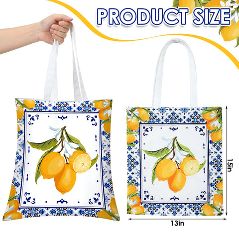 Paterr tote lona con dimensiones 33x38 cm, gran capacidad.