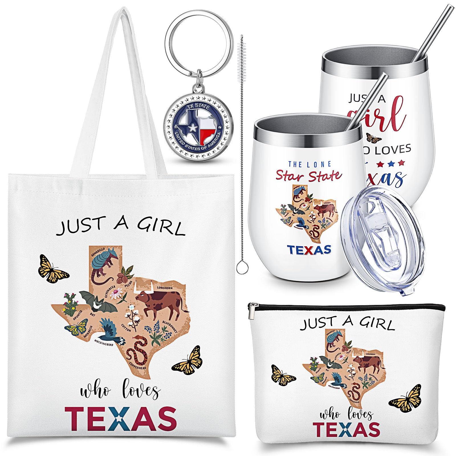 Paterr vaso Texas de 12 onzas para bebidas, ideal para viajar.