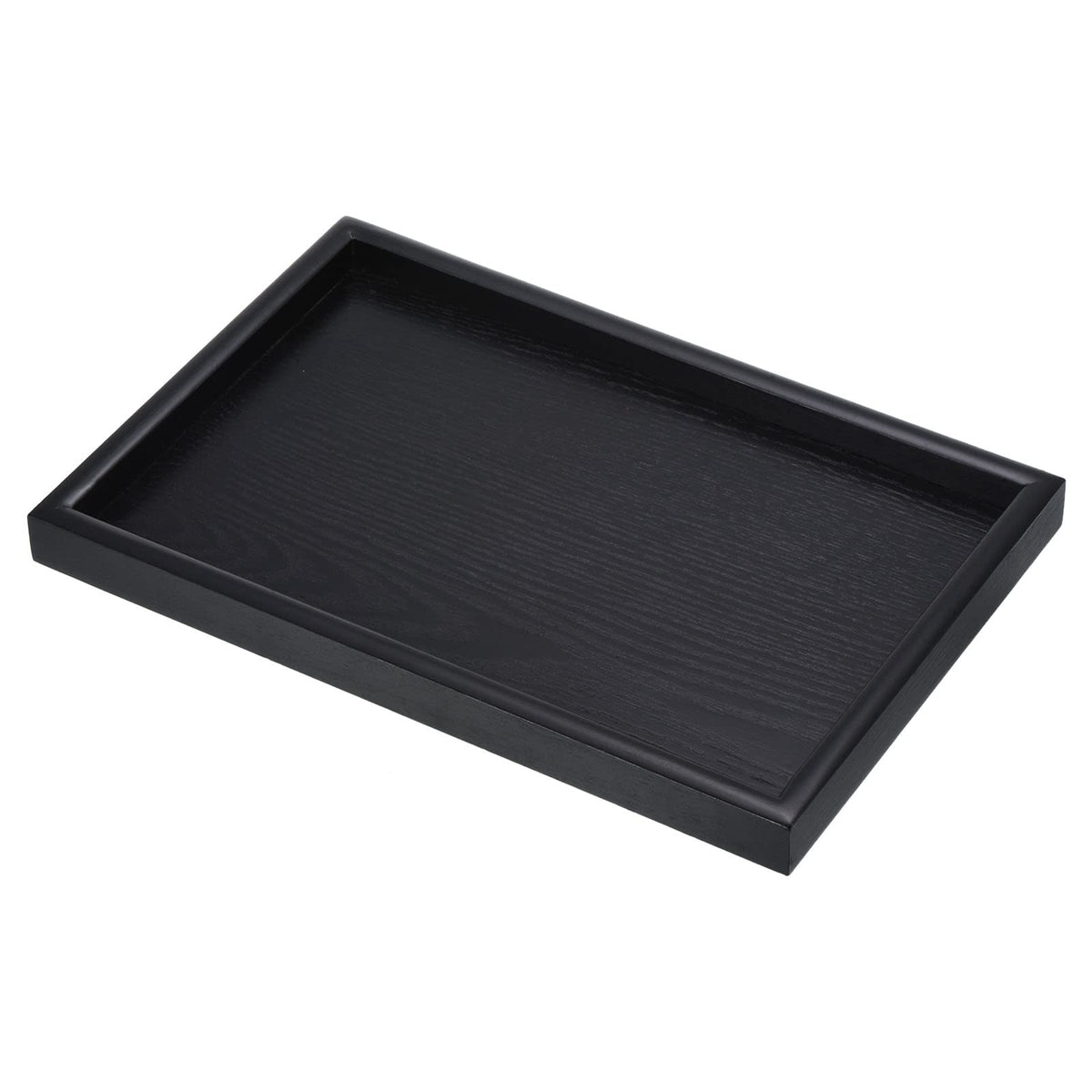 Bandeja PATIKIL de madera rectangular con borde elevado para servir aperitivos.