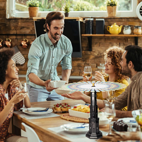 PATIOSIR ambiente alrededor de la comida mejorado con un toque visual.
