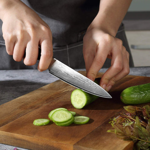 Corte homogéneo de verduras y frutas con PAUDIN