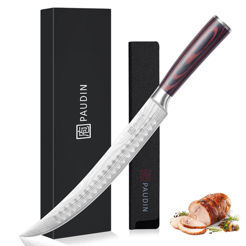 PAUDIN cuchillo de corte de 10 pulgadas para cortes grandes con control.