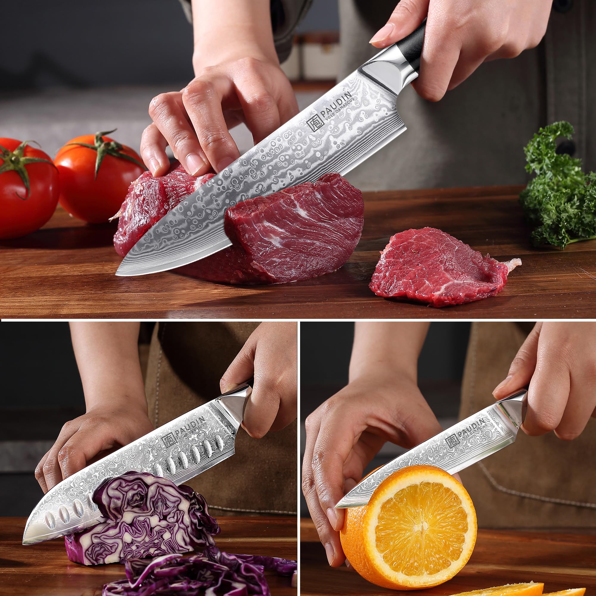 PAUDIN mango G10 ergonómico para control preciso