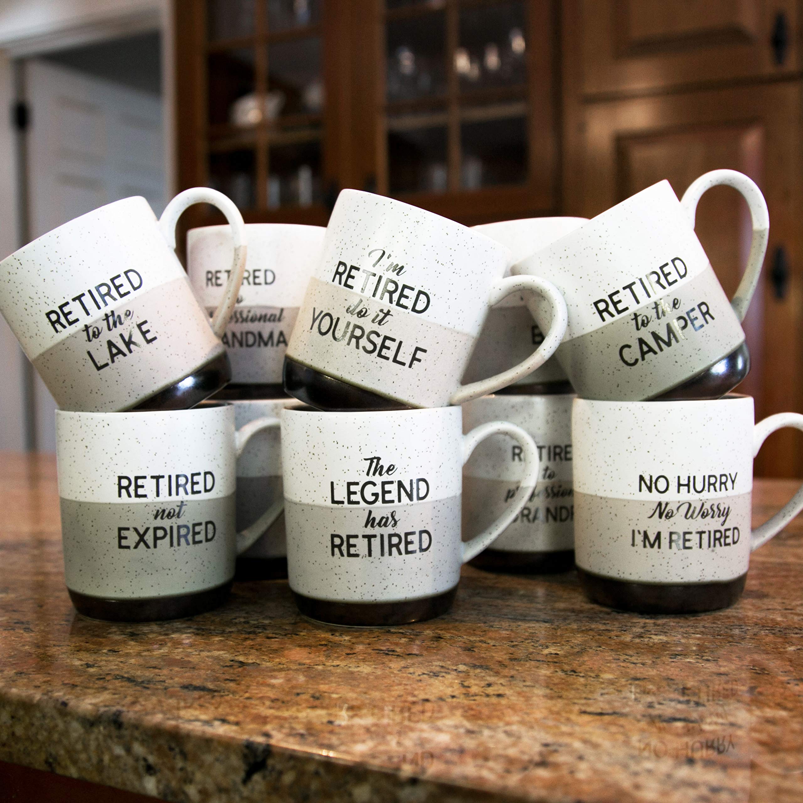 Taza Pavilion apta para lavavajillas y microondas, uso diario seguro.