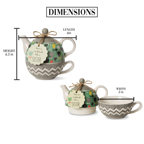 Pavilion Bloom detalle floral en tetera, toque decorativo elegante