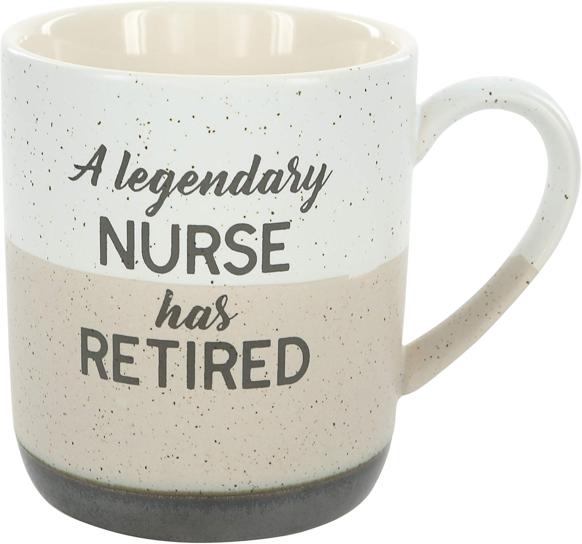 Taza 15 oz de Pavilion Gift Company con enfermera legendaria, ideal para empezar el día.