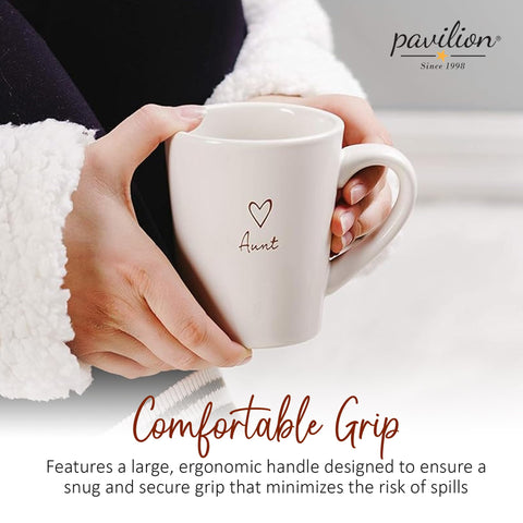 Taza versátil de Pavilion Gift Company para café, té o cacao
