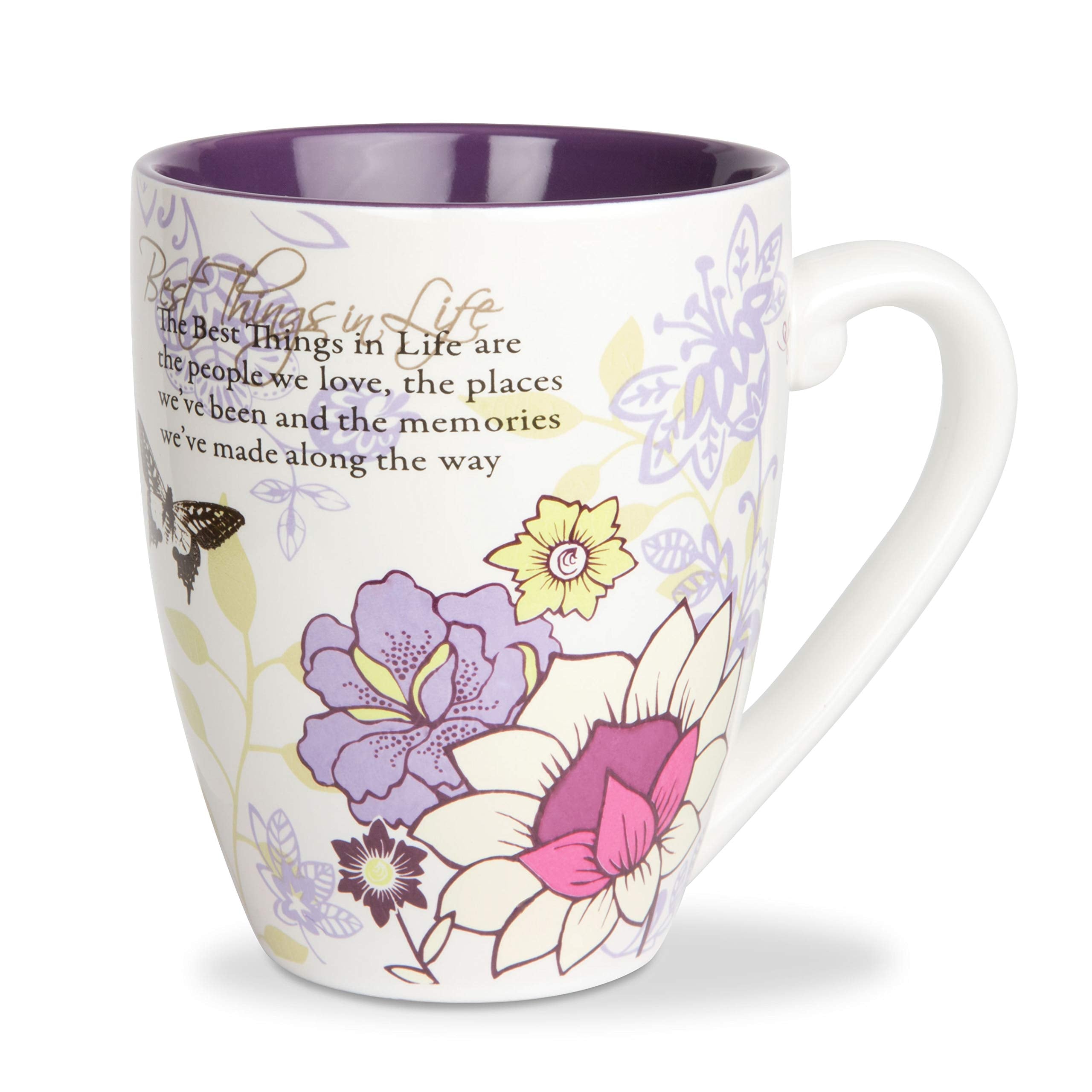 Frase inspiradora en la taza Mark My Words motiva cada sorbo