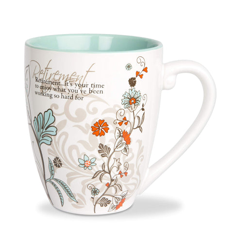 Taza Pavilion apta para microondas y lavavajillas para uso diario.