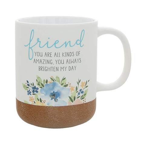 Taza Pavilion con diseño watercolor floral pastel para café matutino