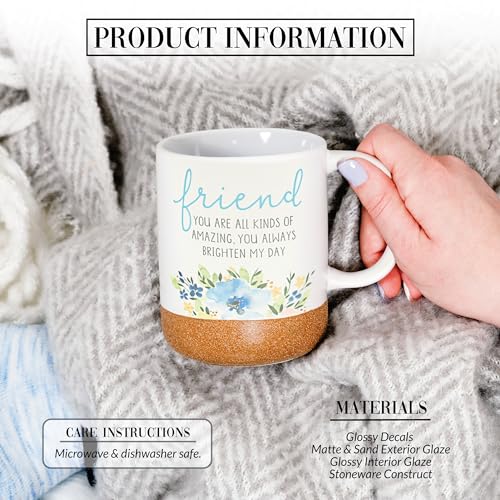 Base arenosa texturizada en la taza Pavilion para un agarre cómodo